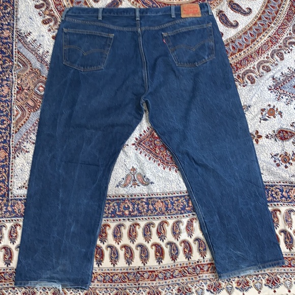 Men's Levi's 501 Button Fly Jeans 48x30 - Picture 6 of 12